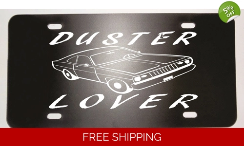 Plymouth Duster License Plate more items listed forsale Great Gift For Friend